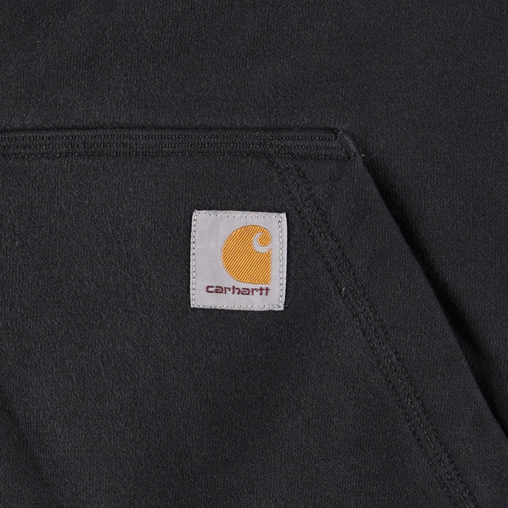 Carhartt Loose Fit Rain Defender Full-Zip Hoodie, Men's Size L cotton black type Vintage Second Hand