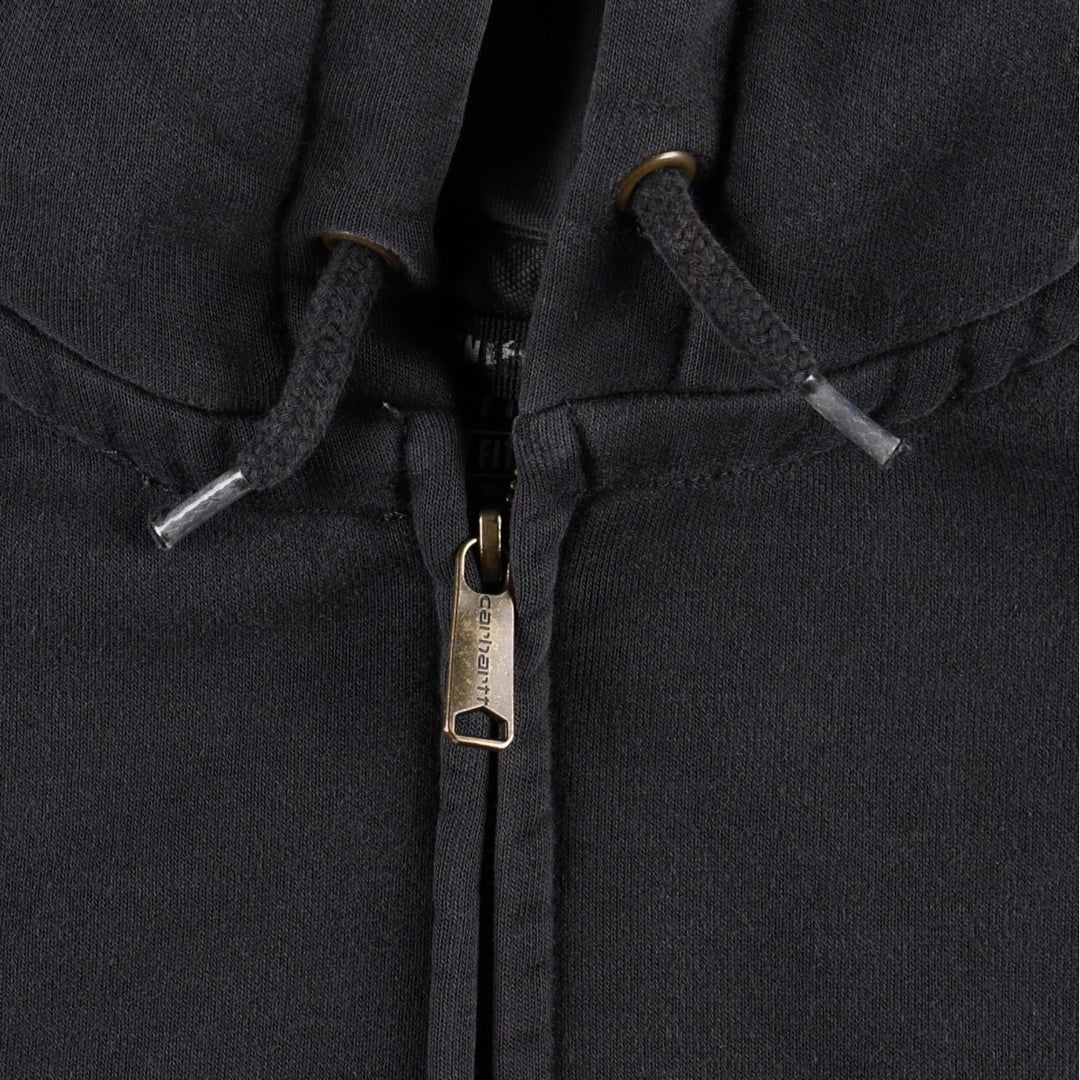 Carhartt Loose Fit Rain Defender Full-Zip Hoodie, Men's Size L cotton black type Vintage Second Hand