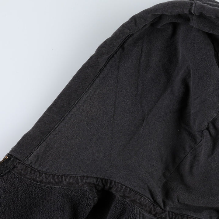Carhartt Loose Fit Rain Defender Full-Zip Hoodie, Men's Size L cotton black type Vintage Second Hand