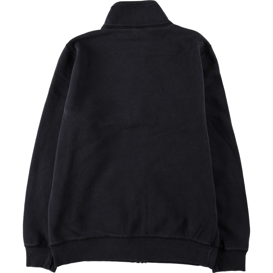 Nike full-zip sweatshirt, men's size L cotton black type Vintage Second Hand