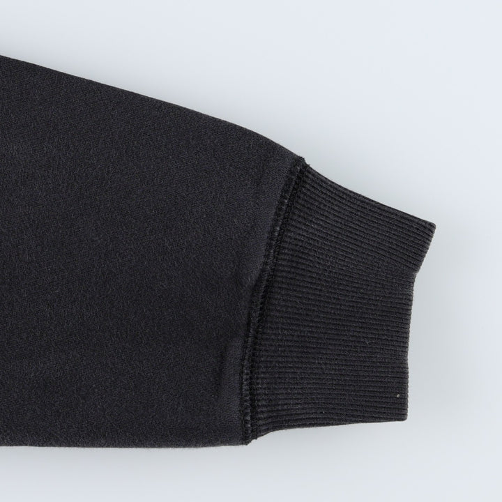 Nike full-zip sweatshirt, men's size L cotton black type Vintage Second Hand
