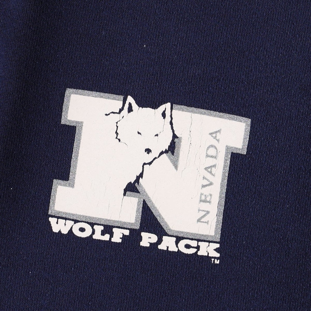 90'S Russell Full-Zip Sweatshirt Hoodie, Made in USA, Men's Size M (Equivalent), Vintage cotton navy blue type Vintage Second Hand