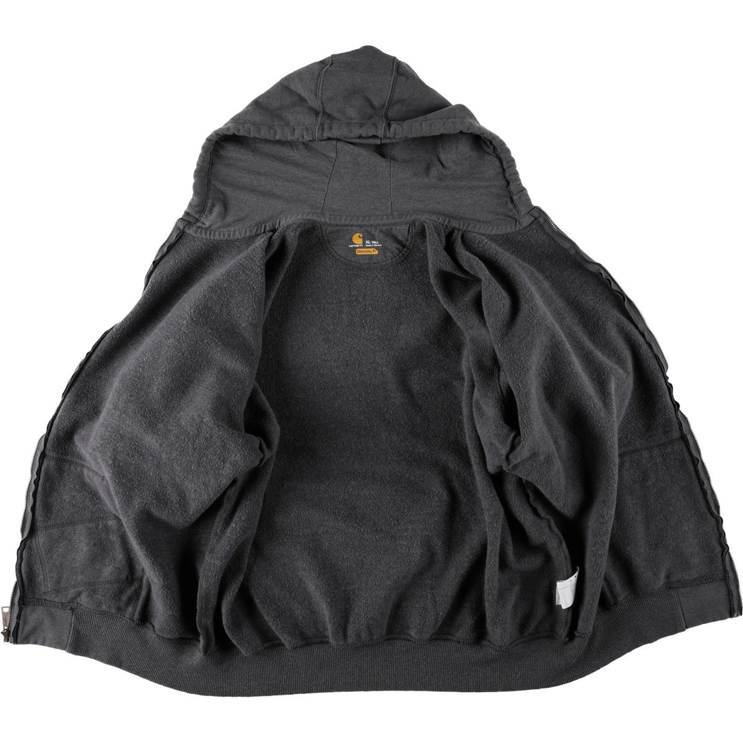 Carhartt Original Fit Rain Defender Full-Zip Hoodie, Men's XL cotton gray type Vintage Second Hand