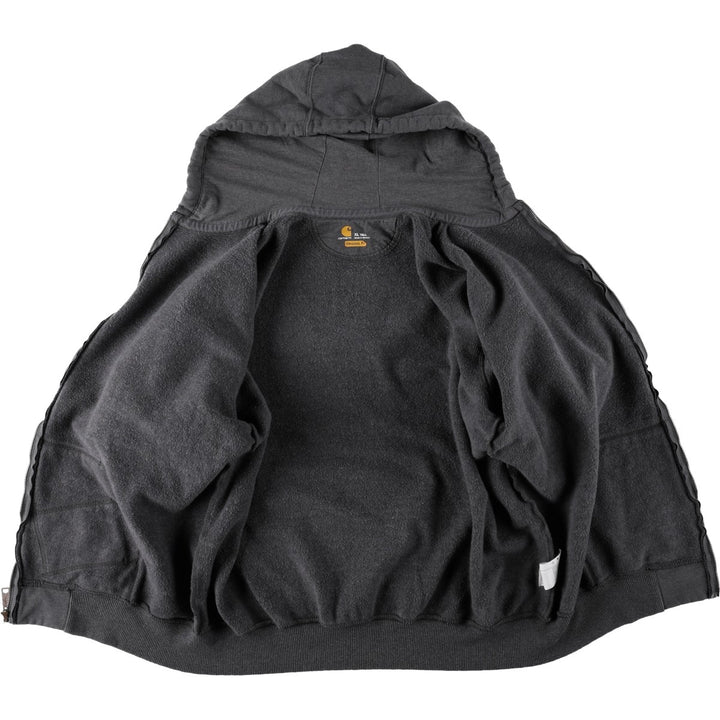 Carhartt Original Fit Rain Defender Full-Zip Hoodie, Men's XL cotton gray type Vintage Second Hand