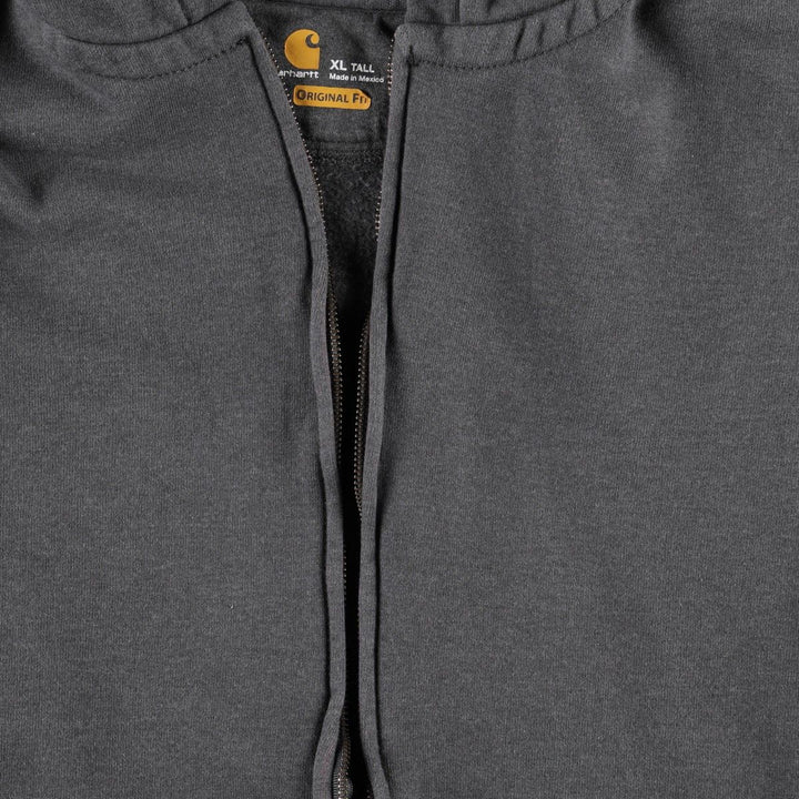 Carhartt Original Fit Rain Defender Full-Zip Hoodie, Men's XL cotton gray type Vintage Second Hand