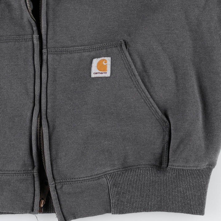 Carhartt Original Fit Rain Defender Full-Zip Hoodie, Men's XL cotton gray type Vintage Second Hand