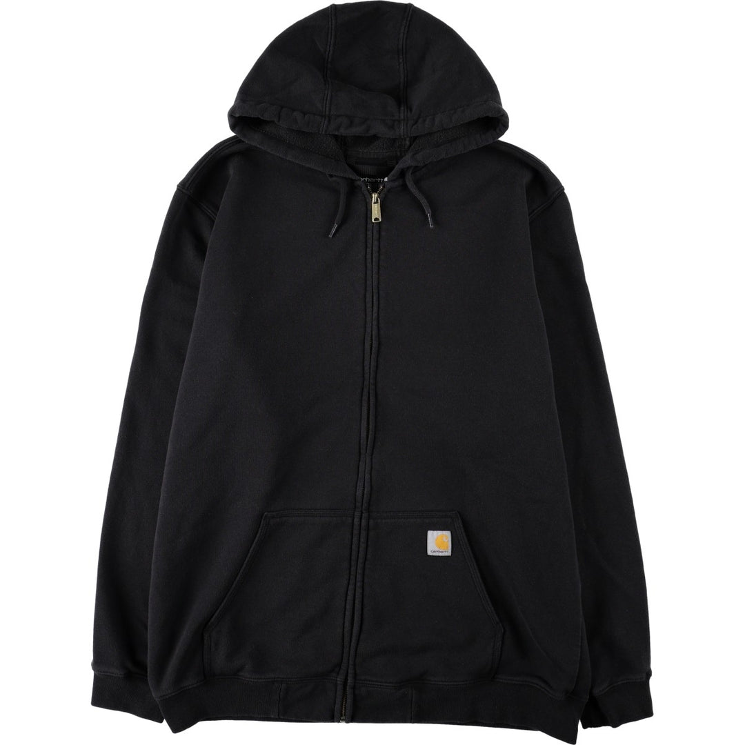 Carhartt Loose Fit Sweat Full Zip Hoodie, Men's XL cotton black type Vintage Second Hand