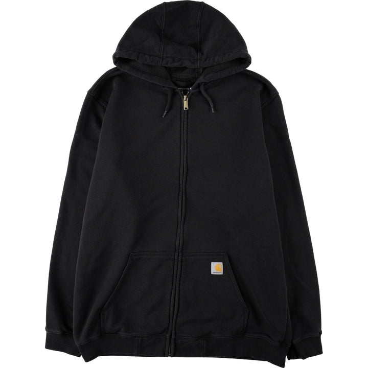 Carhartt Loose Fit Sweat Full Zip Hoodie, Men's XL cotton black type Vintage Second Hand
