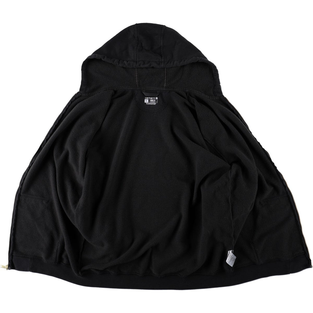 Carhartt Loose Fit Sweat Full Zip Hoodie, Men's XL cotton black type Vintage Second Hand