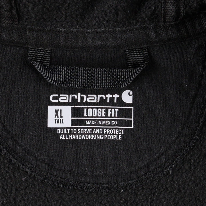 Carhartt Loose Fit Sweat Full Zip Hoodie, Men's XL cotton black type Vintage Second Hand