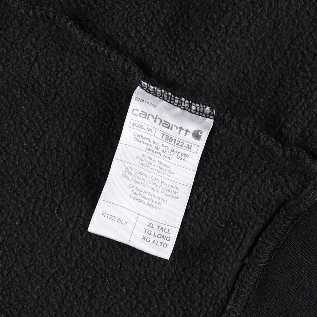 Carhartt Loose Fit Sweat Full Zip Hoodie, Men's XL cotton black type Vintage Second Hand
