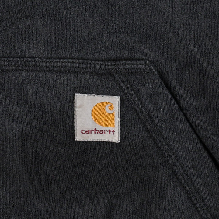 Carhartt ORIGINAL FIT RAIN DEFENDER Sweat Full-Zip Hoodie (Men's Size S) cotton black type Vintage Second Hand