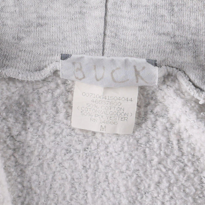 90'S Lee Sweatshirt Full-Zip Hoodie, Men's Size M (Equivalent), Vintage cotton gray type Vintage Second Hand