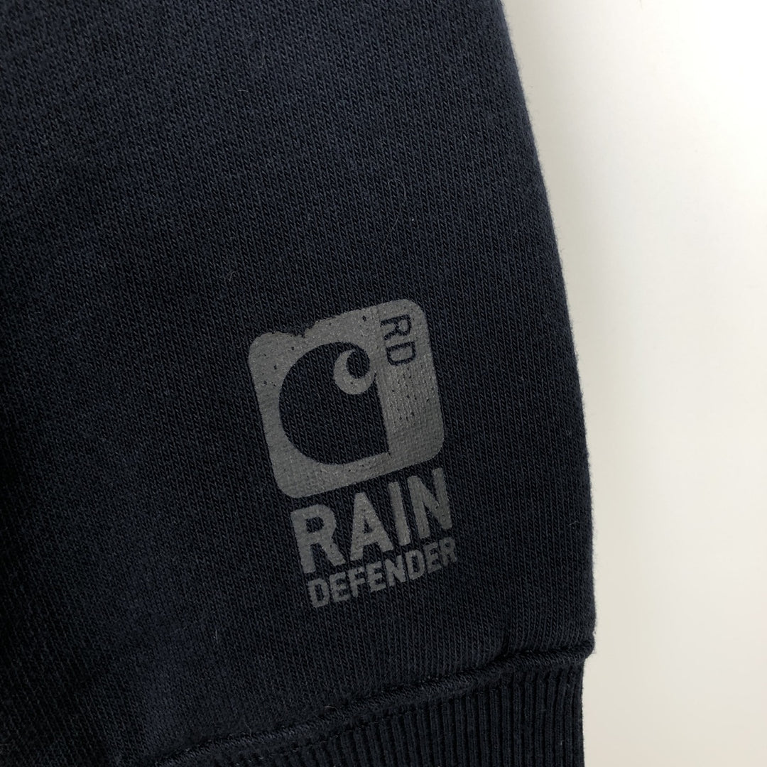 Carhartt RAIN DEFENDER Sweat Full Zip Hoodie Men's XL cotton navy blue type Vintage Second Hand
