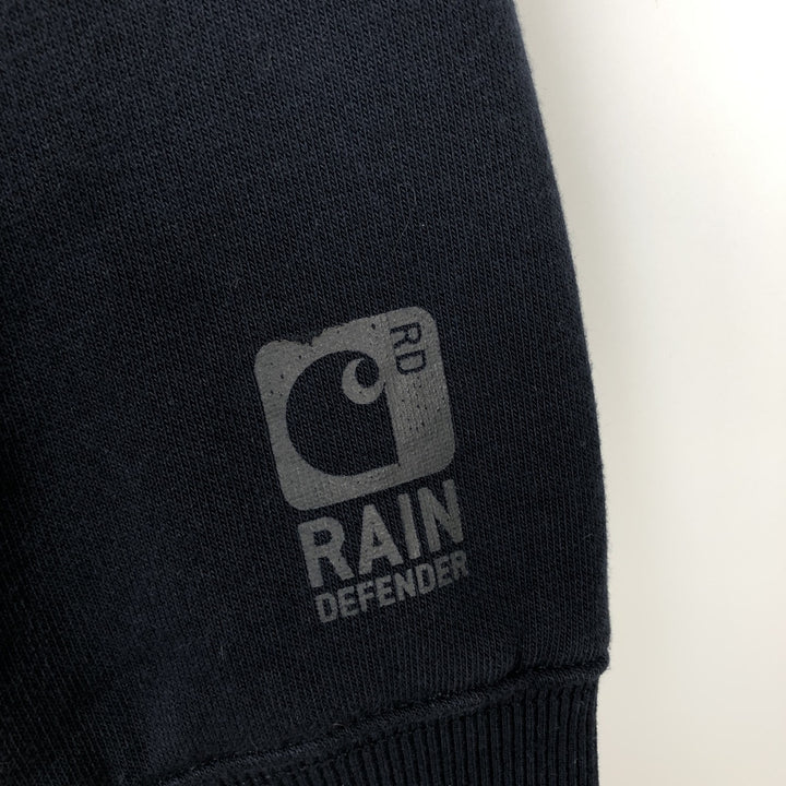 Carhartt RAIN DEFENDER Sweat Full Zip Hoodie Men's XL cotton navy blue type Vintage Second Hand