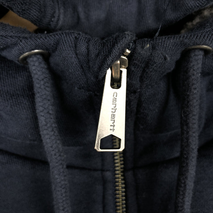 Carhartt RAIN DEFENDER Sweat Full Zip Hoodie Men's XL cotton navy blue type Vintage Second Hand