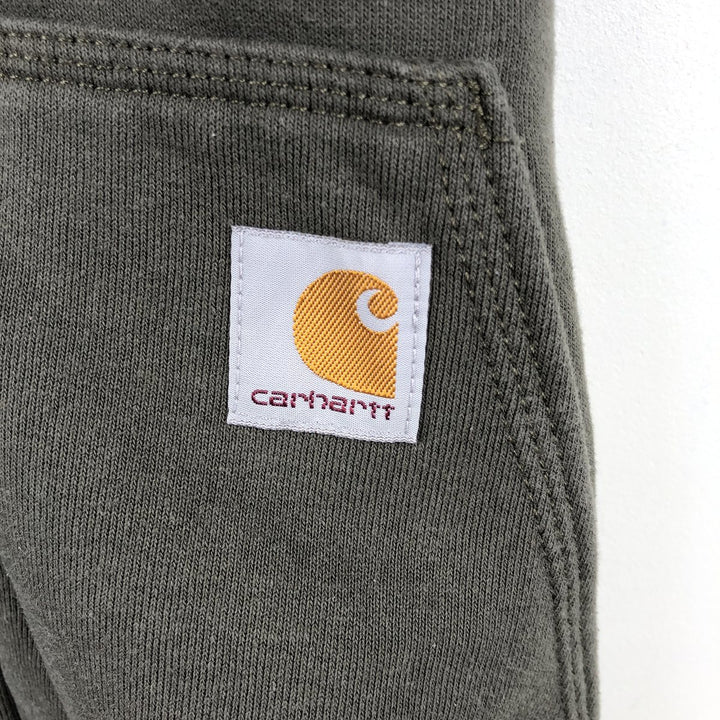 Carhartt Sweat Full Zip Hoodie Men's XL cotton Khaki type Vintage Second Hand