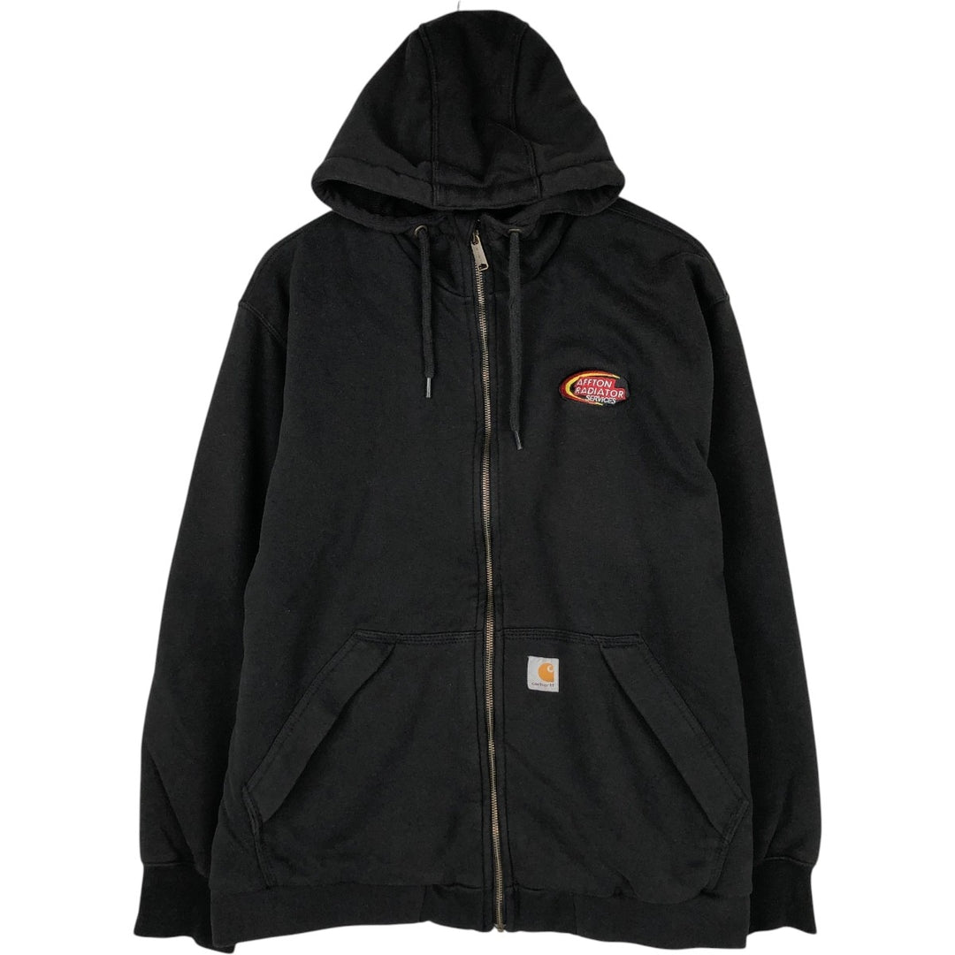 Carhartt Loose Fit Full-Zip Sweatshirt, Men's Size M cotton black type Vintage Second Hand