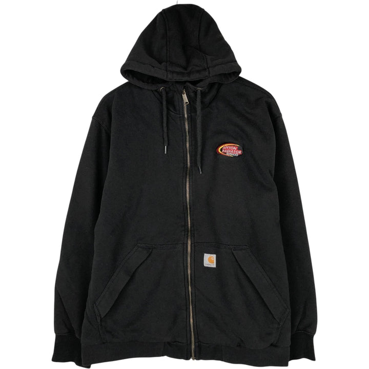 Carhartt Loose Fit Full-Zip Sweatshirt, Men's Size M cotton black type Vintage Second Hand