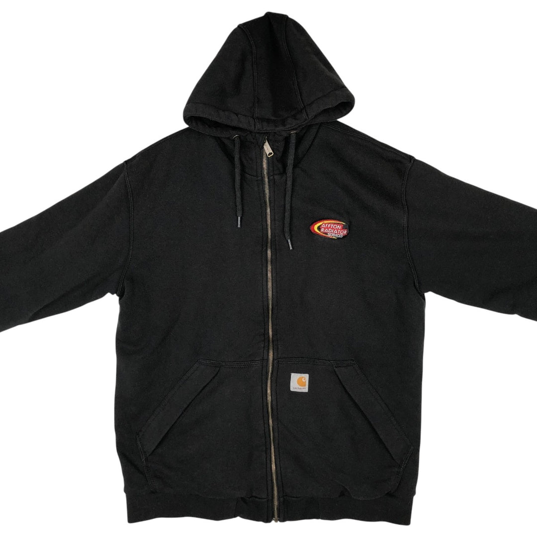 Carhartt Loose Fit Full-Zip Sweatshirt, Men's Size M cotton black type Vintage Second Hand