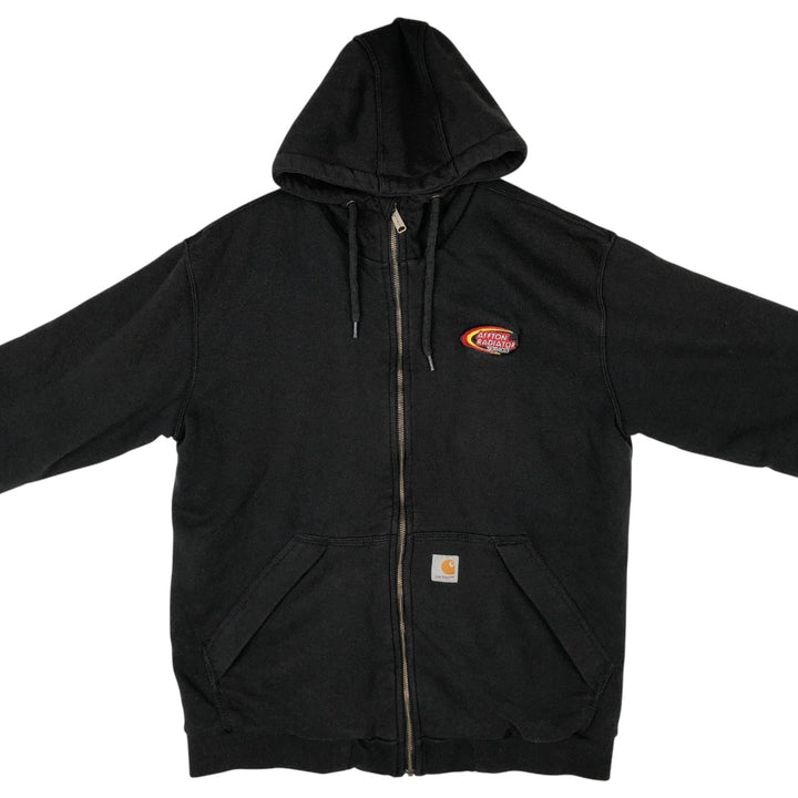Carhartt Loose Fit Full-Zip Sweatshirt, Men's Size M cotton black type Vintage Second Hand
