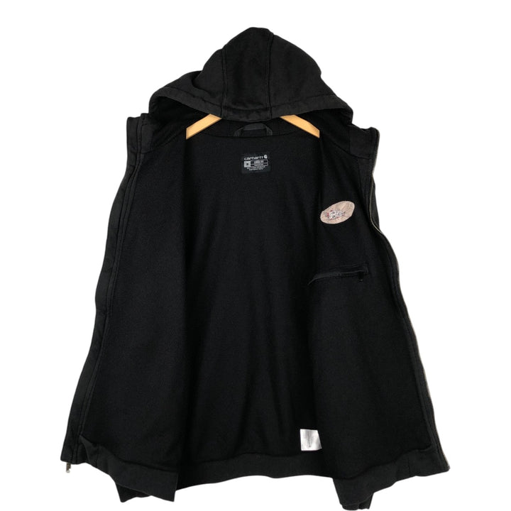 Carhartt Loose Fit Full-Zip Sweatshirt, Men's Size M cotton black type Vintage Second Hand