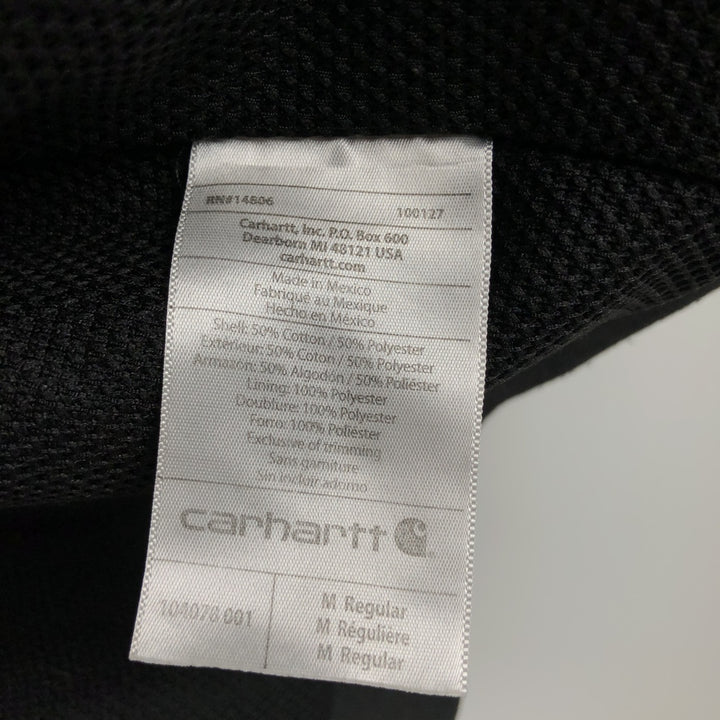 Carhartt Loose Fit Full-Zip Sweatshirt, Men's Size M cotton black type Vintage Second Hand
