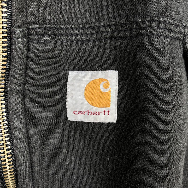 Carhartt Loose Fit Full-Zip Sweatshirt, Men's Size M cotton black type Vintage Second Hand