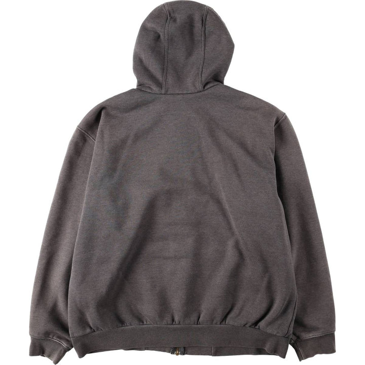 Carhartt Sweat Full Zip Hoodie Men's L size cotton gray type Vintage Second Hand