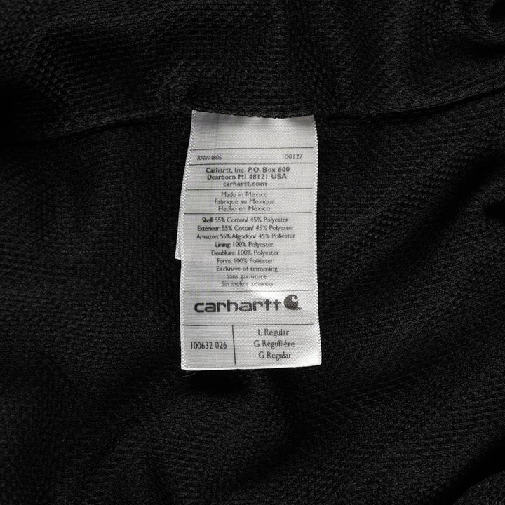 Carhartt Sweat Full Zip Hoodie Men's L size cotton gray type Vintage Second Hand