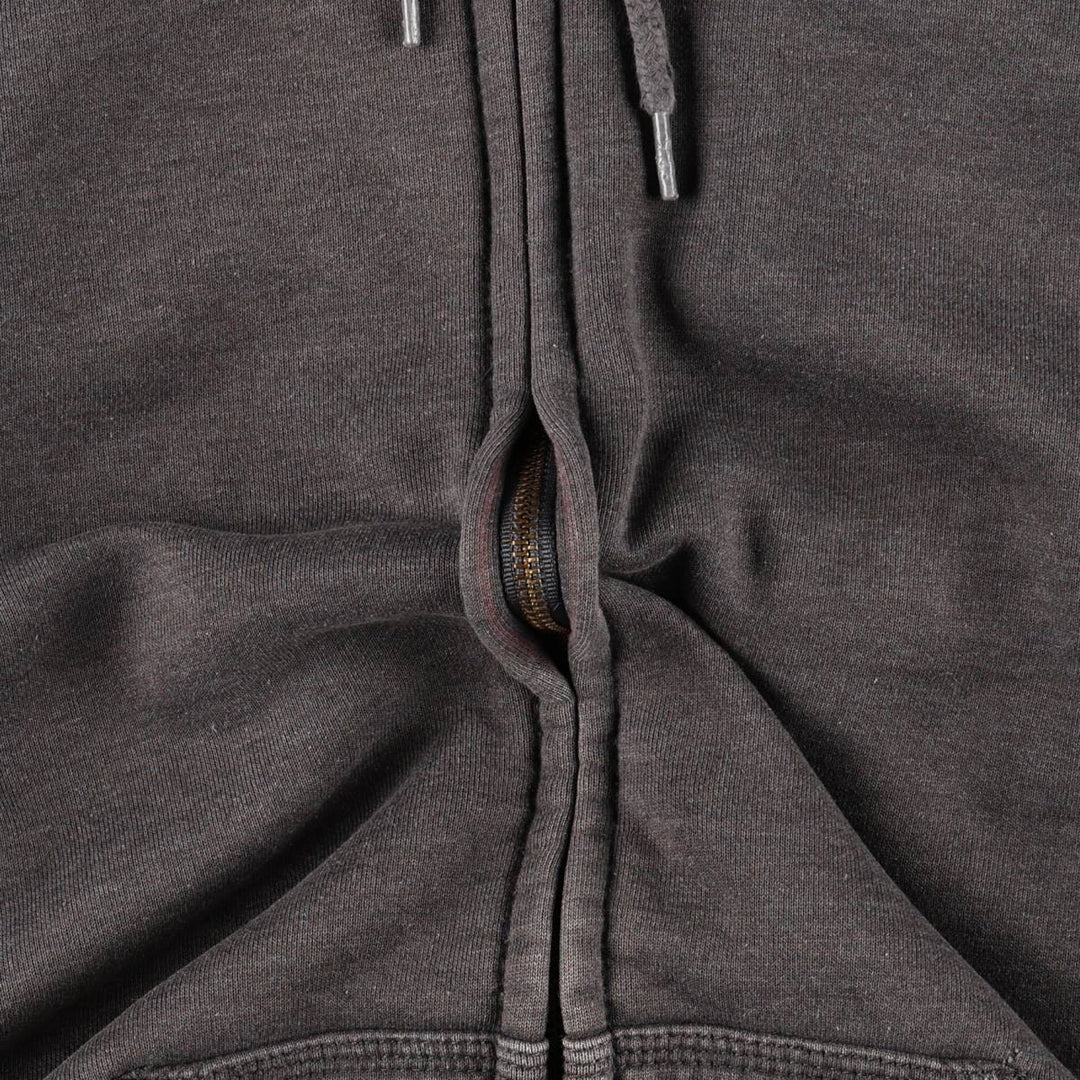 Carhartt Sweat Full Zip Hoodie Men's L size cotton gray type Vintage Second Hand