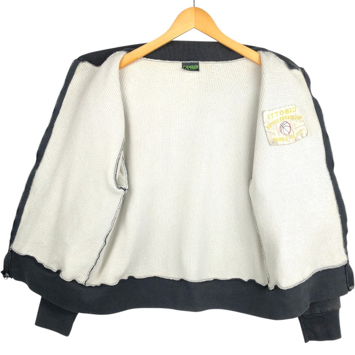 90'S CAMBER Full-Zip Sweatshirt, Made in USA, Men's Size L (Equivalent), Vintage unclear black type Vintage Second Hand