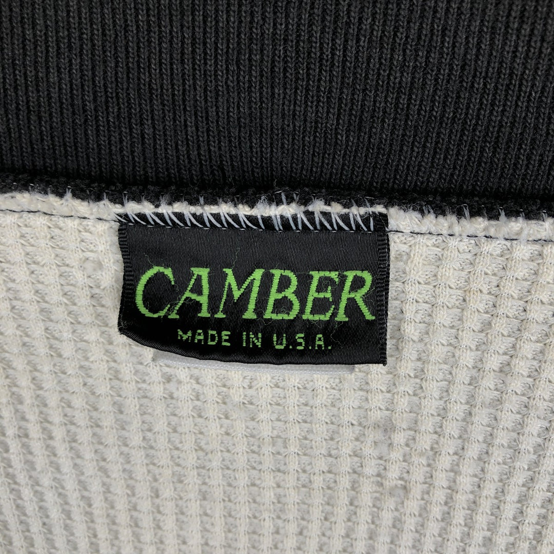 90'S CAMBER Full-Zip Sweatshirt, Made in USA, Men's Size L (Equivalent), Vintage unclear black type Vintage Second Hand