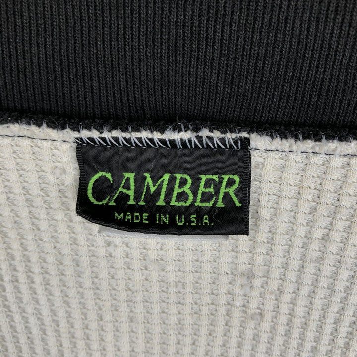 90'S CAMBER Full-Zip Sweatshirt, Made in USA, Men's Size L (Equivalent), Vintage unclear black type Vintage Second Hand