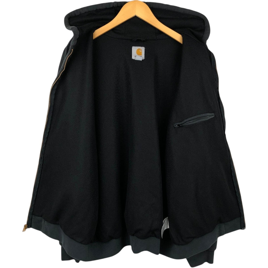 Carhartt Rain Defender Full-Zip Hoodie, Men's Size L cotton black type Vintage Second Hand