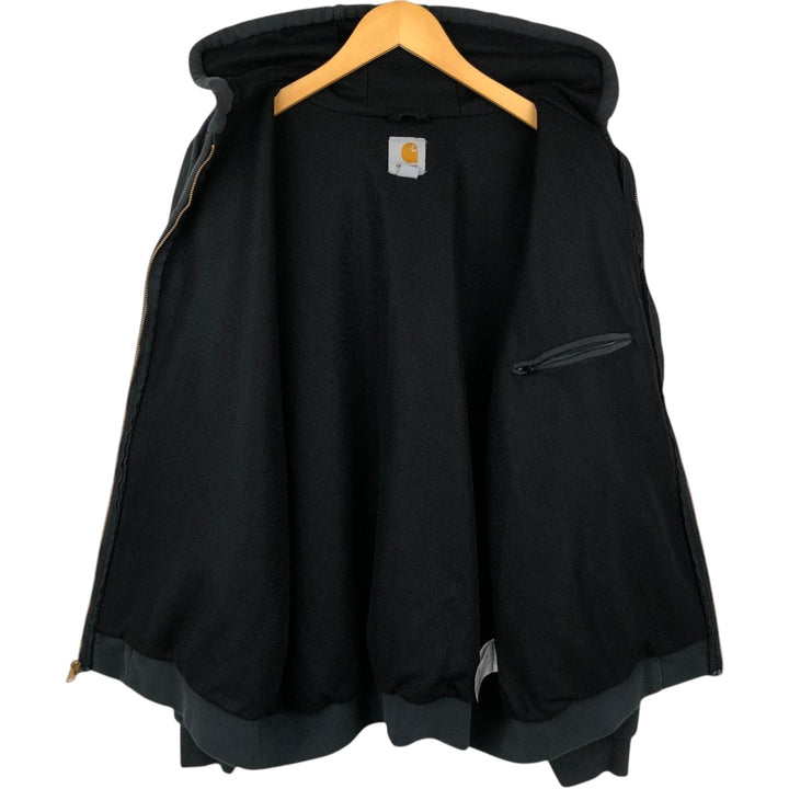 Carhartt Rain Defender Full-Zip Hoodie, Men's Size L cotton black type Vintage Second Hand