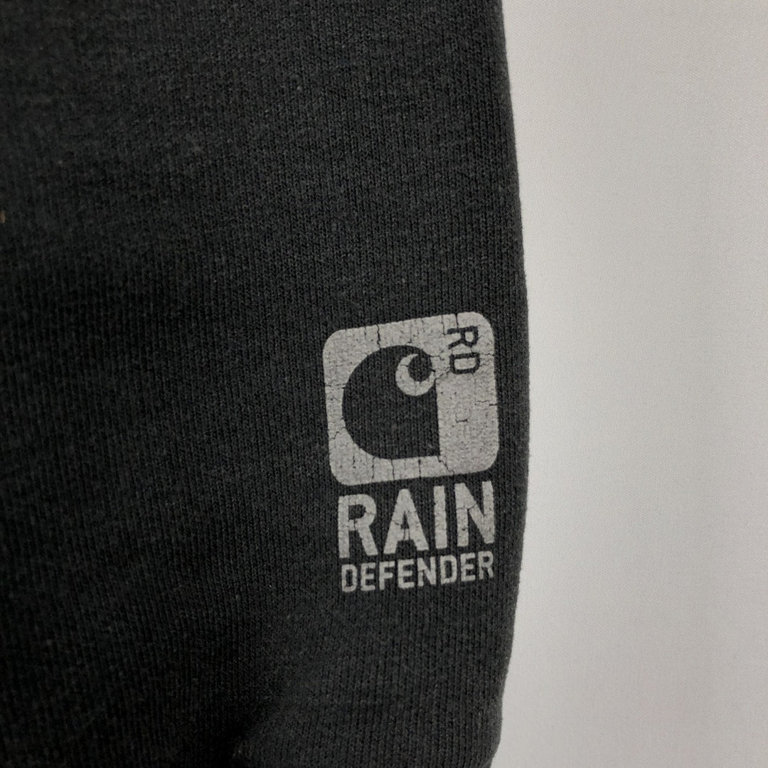 Carhartt Rain Defender Full-Zip Hoodie, Men's Size L cotton black type Vintage Second Hand