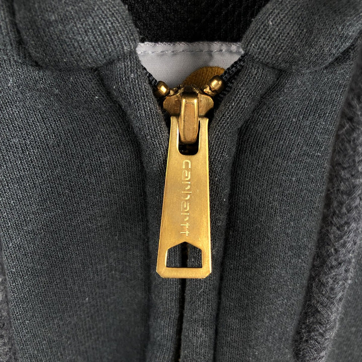 Carhartt Rain Defender Full-Zip Hoodie, Men's Size L cotton black type Vintage Second Hand