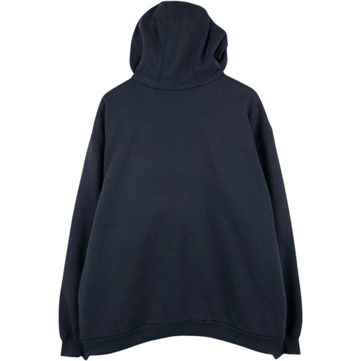 Carhartt Sweat Full Zip Hoodie Men's XXL cotton navy blue type Vintage Second Hand