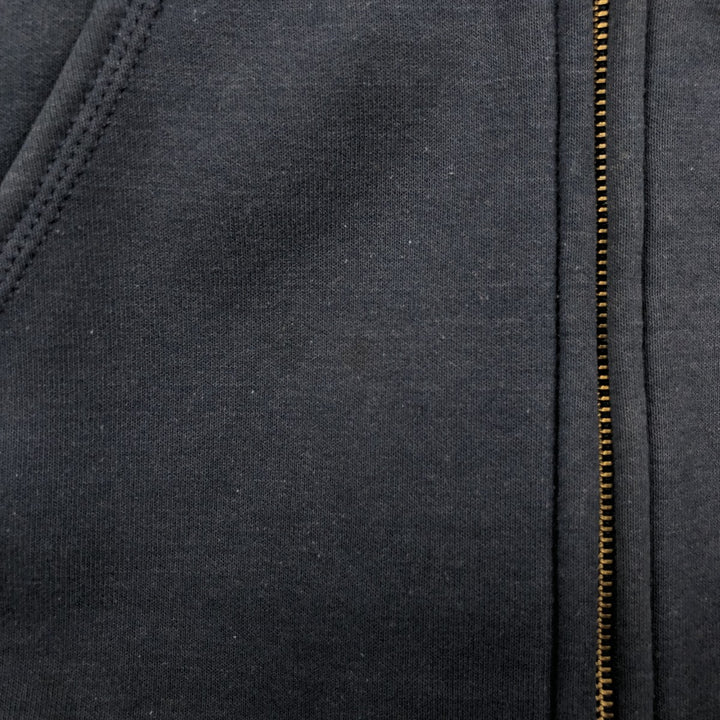 Carhartt Sweat Full Zip Hoodie Men's XXL cotton navy blue type Vintage Second Hand