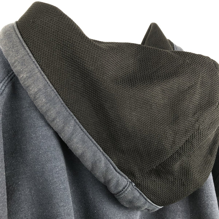Carhartt Sweat Full Zip Hoodie Men's XXL cotton navy blue type Vintage Second Hand
