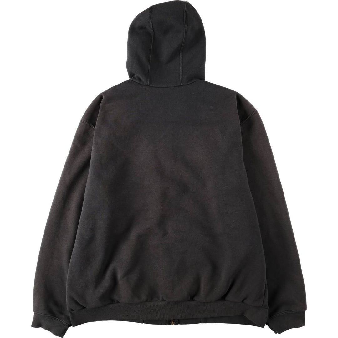Carhartt Rain Defender Full-Zip Hoodie, Men's Size L cotton black type Vintage Second Hand