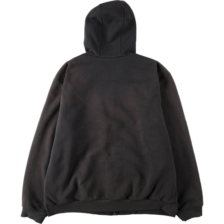 Carhartt Rain Defender Full-Zip Hoodie, Men's Size L cotton black type Vintage Second Hand