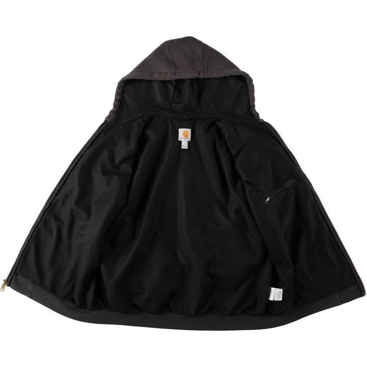 Carhartt Rain Defender Full-Zip Hoodie, Men's Size L cotton black type Vintage Second Hand