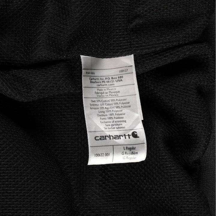 Carhartt Rain Defender Full-Zip Hoodie, Men's Size L cotton black type Vintage Second Hand