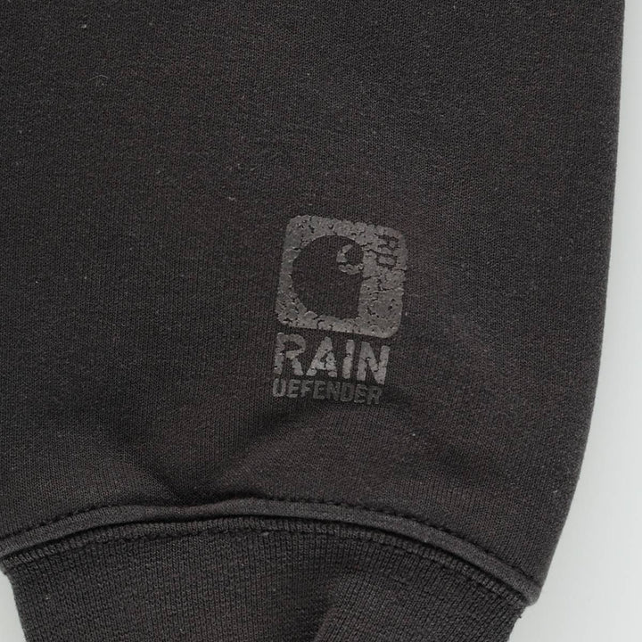 Carhartt Rain Defender Full-Zip Hoodie, Men's Size L cotton black type Vintage Second Hand