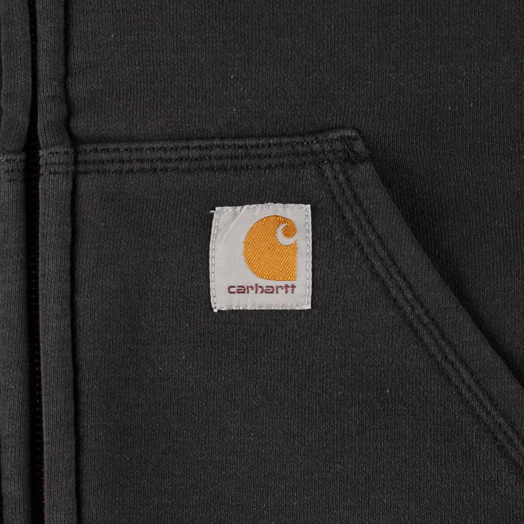 Carhartt Rain Defender Full-Zip Hoodie, Men's Size L cotton black type Vintage Second Hand