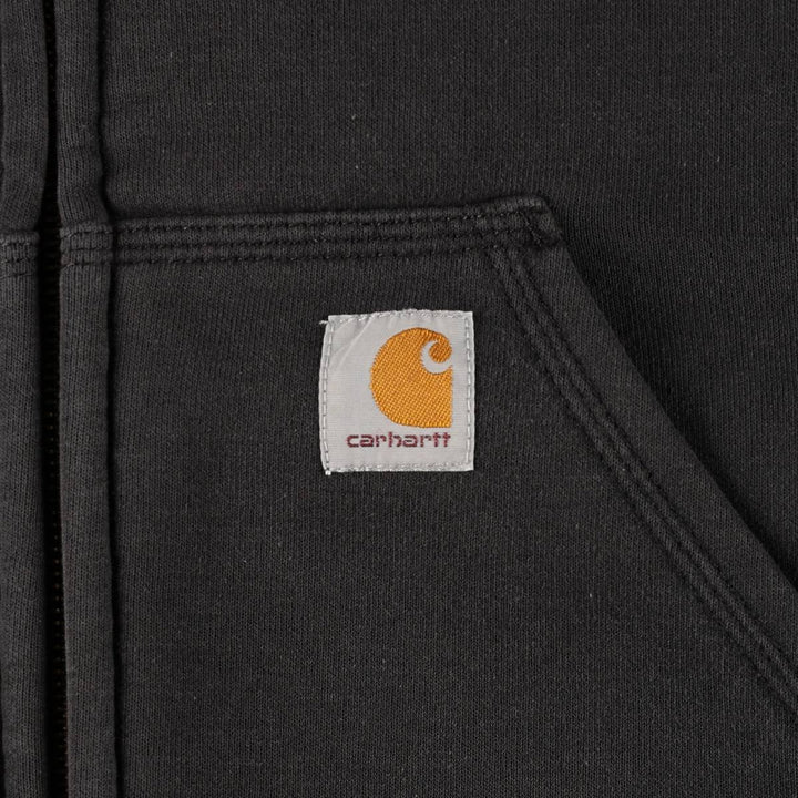 Carhartt Rain Defender Full-Zip Hoodie, Men's Size L cotton black type Vintage Second Hand