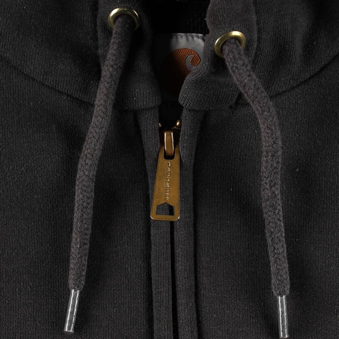 Carhartt Rain Defender Full-Zip Hoodie, Men's Size L cotton black type Vintage Second Hand