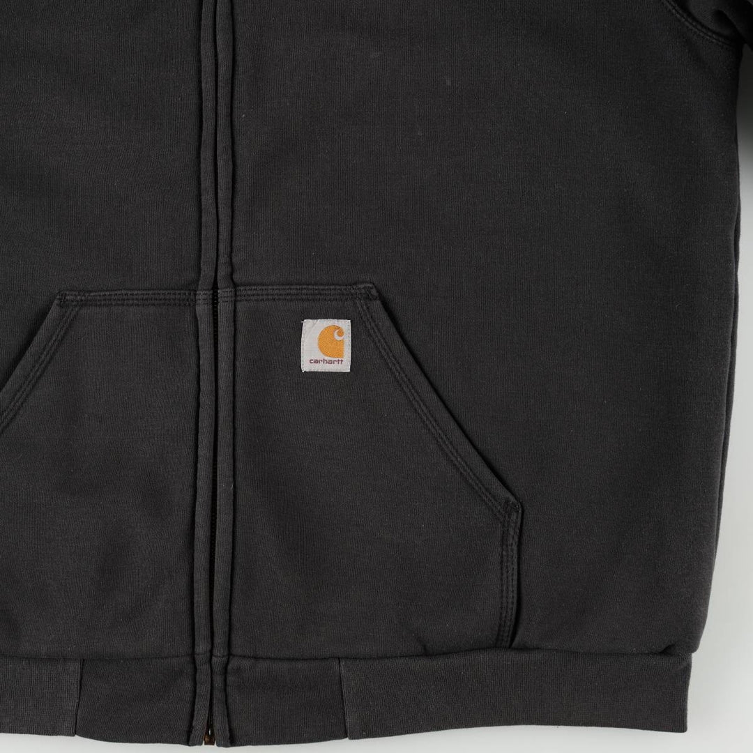 Carhartt Rain Defender Full-Zip Hoodie, Men's Size L cotton black type Vintage Second Hand
